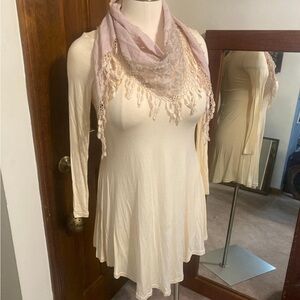 Long sleeve flowy dress